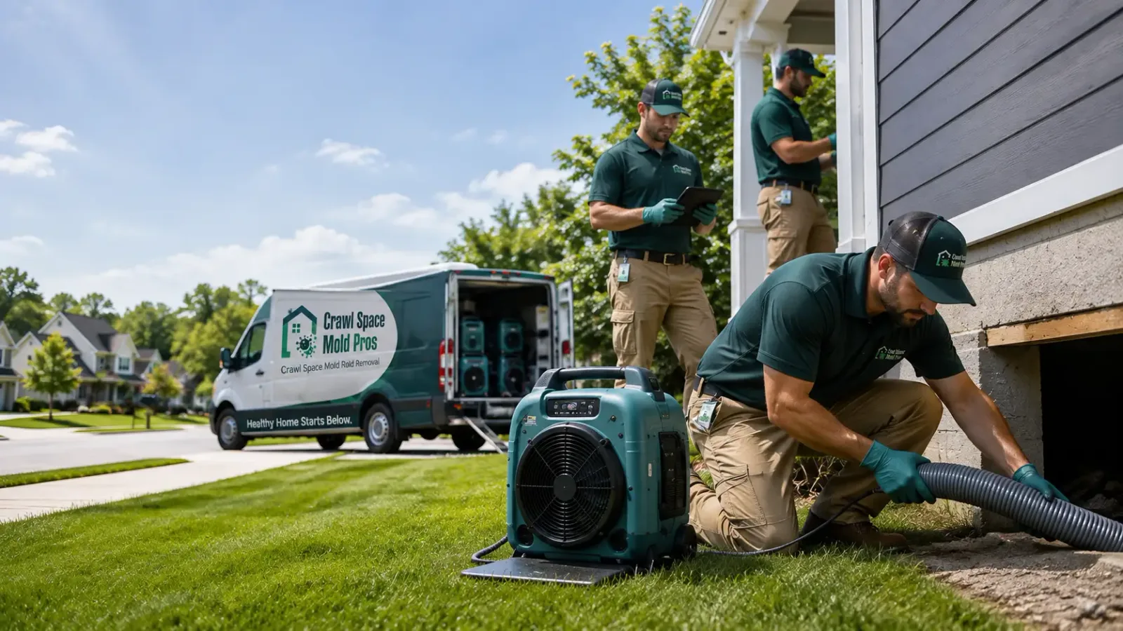 Crawl Space Mold Removal in Cantril, IA